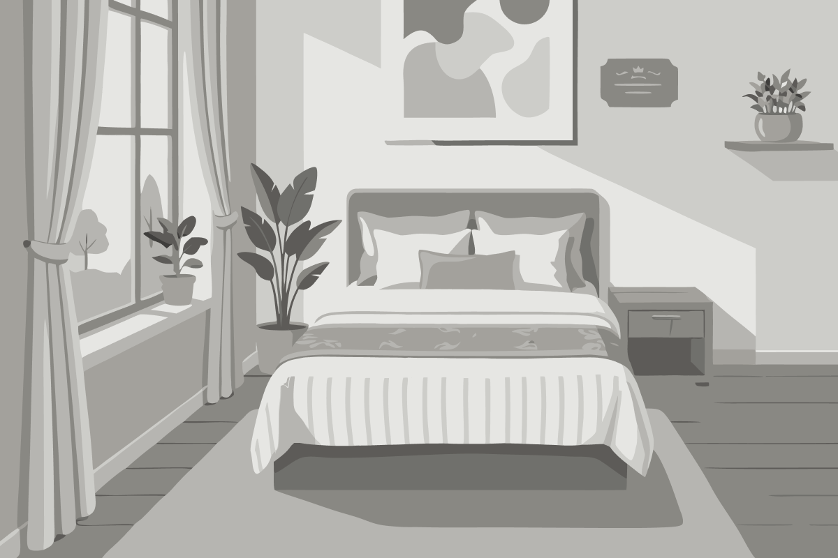 Quarto Triplo com Varanda